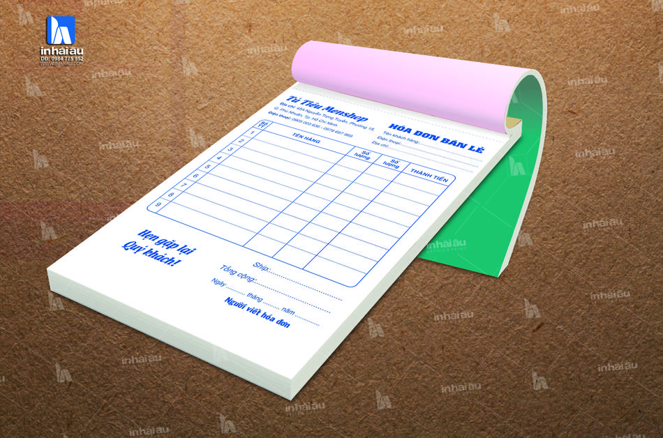 In hóa đơn bán hàng In hóa đơn bán hàng