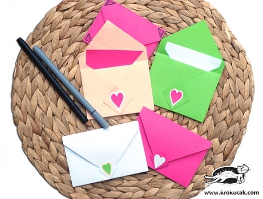 Phong bì tự làm siêu dễ thương Phong bì tự làm siêu dễ thương