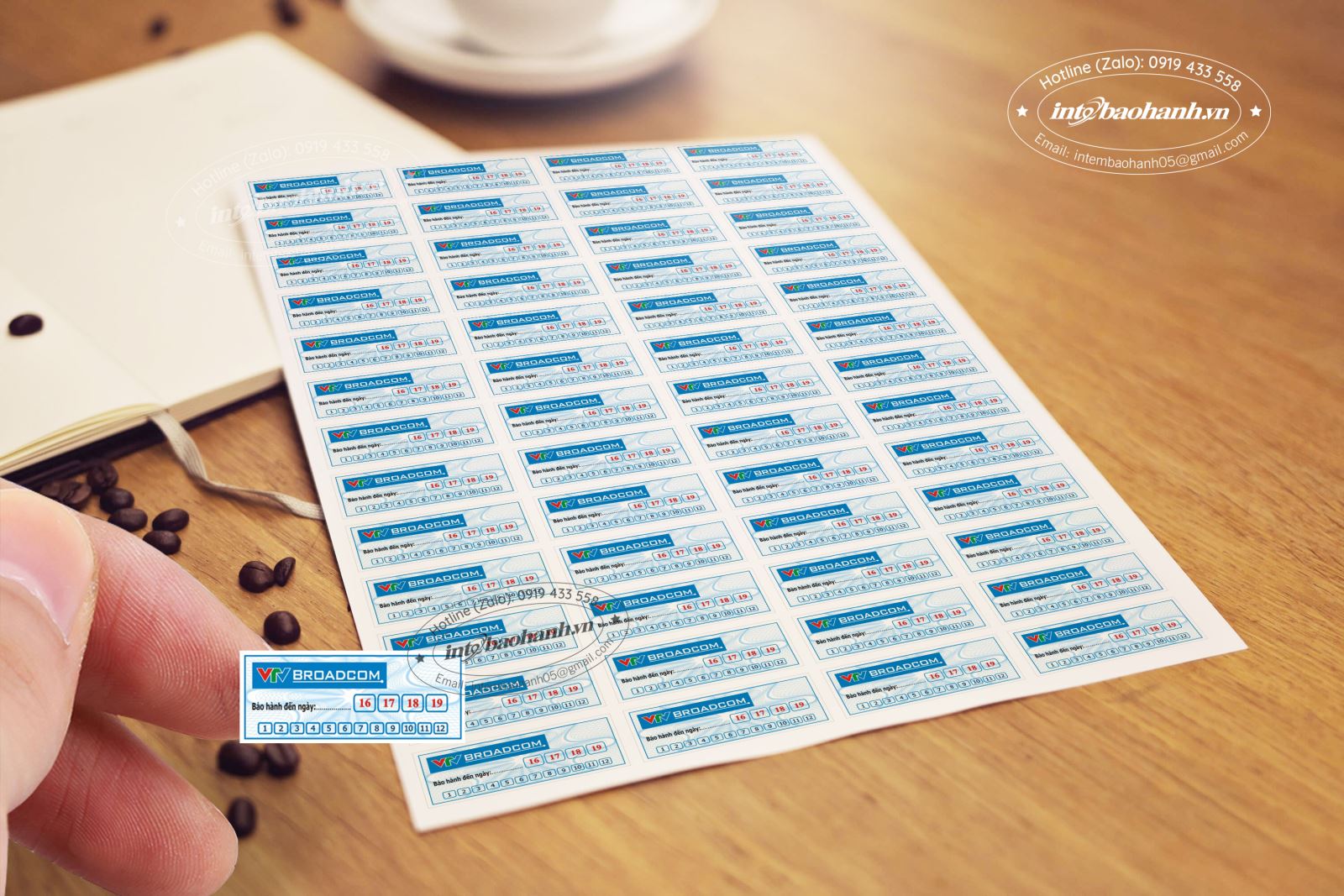 In tem bảo hành lấy nhanh In tem bảo hành lấy nhanh