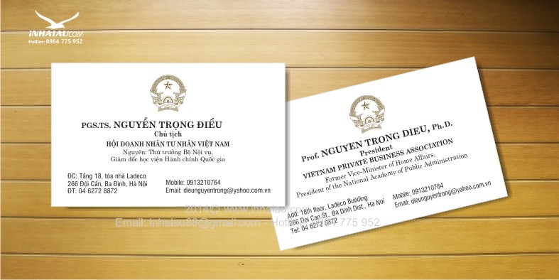 Mẫu card visit đơn giản Mẫu card visit đơn giản