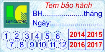 Mẫu tem bảo hành