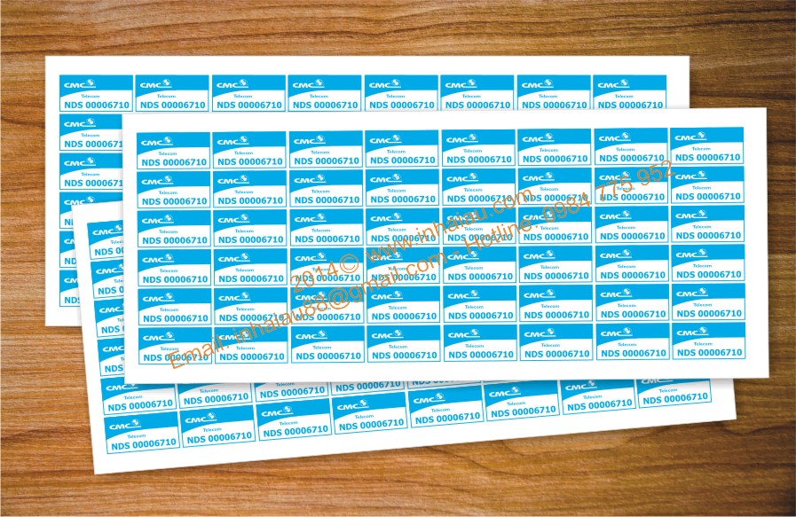 In tem bảo hành giá rẻ In tem bảo hành giá rẻ