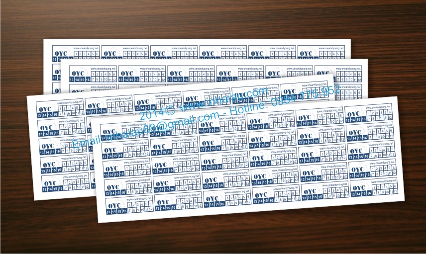 Mẫu tem bảo hành Mẫu tem bảo hành