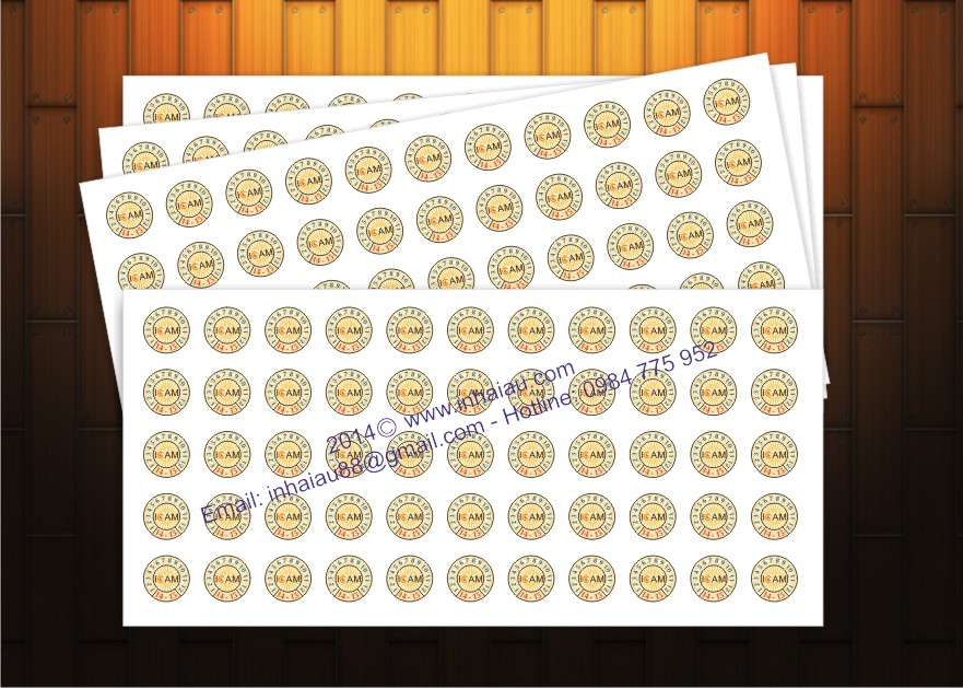 Mẫu tem bảo hành Mẫu tem bảo hành